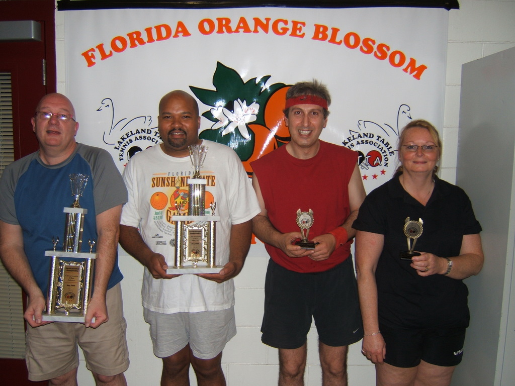 Hard Bat Event Winners-1st-Keith Yarnley--2nd-William Maisonet---3rd-Andre Assi--4th-Alison Yarnley